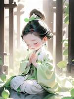 姑奶奶三歲半，捧奶瓶算命全網寵.