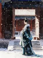香山雪盡
